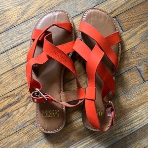 Sarto San Francisco Orange Sandals size 7